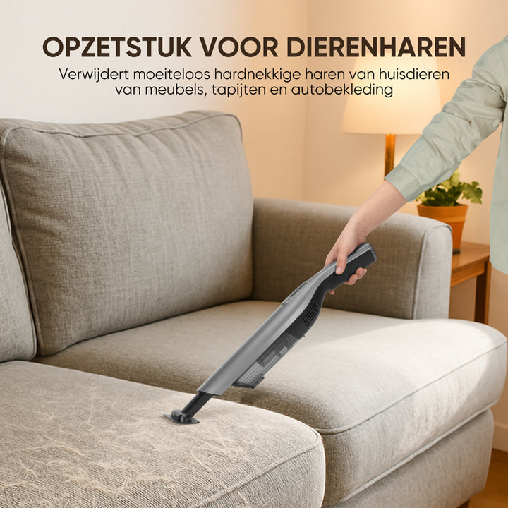 Kruimelzuiger Handstofzuiger Snoerloos Met Oplaadstation Mega