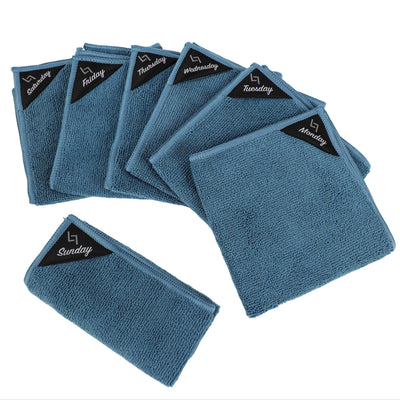 Microvezeldoekjes 7 stuks Blauw