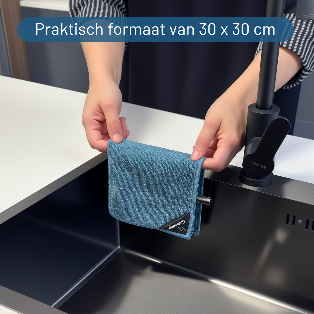 Microvezeldoekjes 7 stuks Blauw