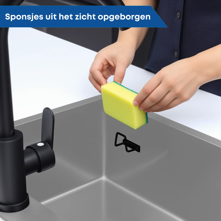 Sponshouder Magnetisch Zwart