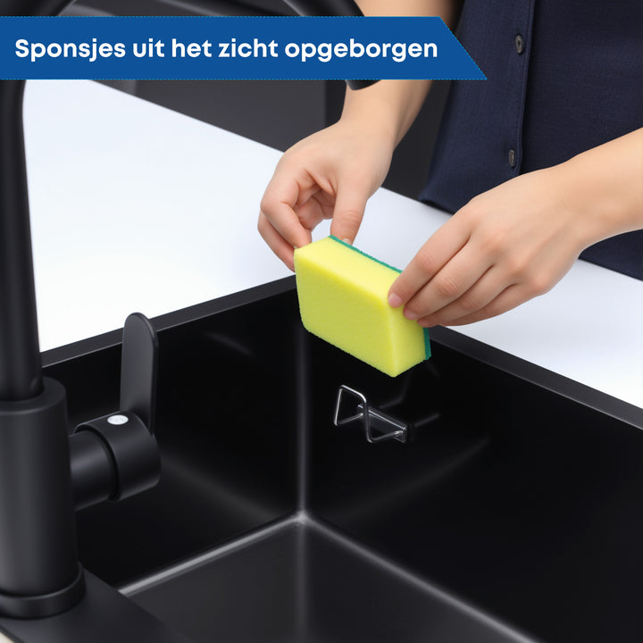 Sponshouder zilver