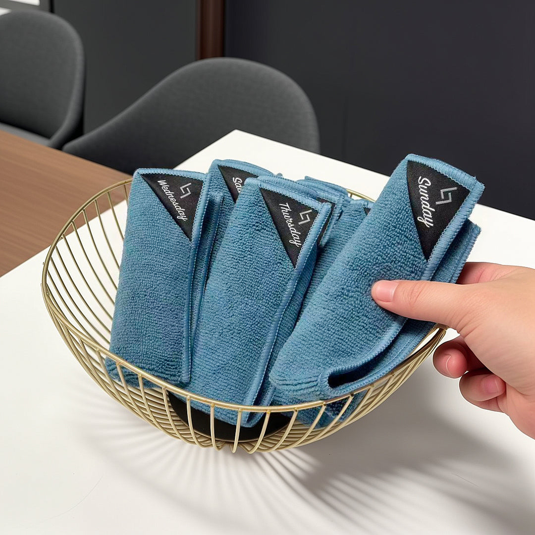 Microvezeldoekjes 7 stuks Blauw