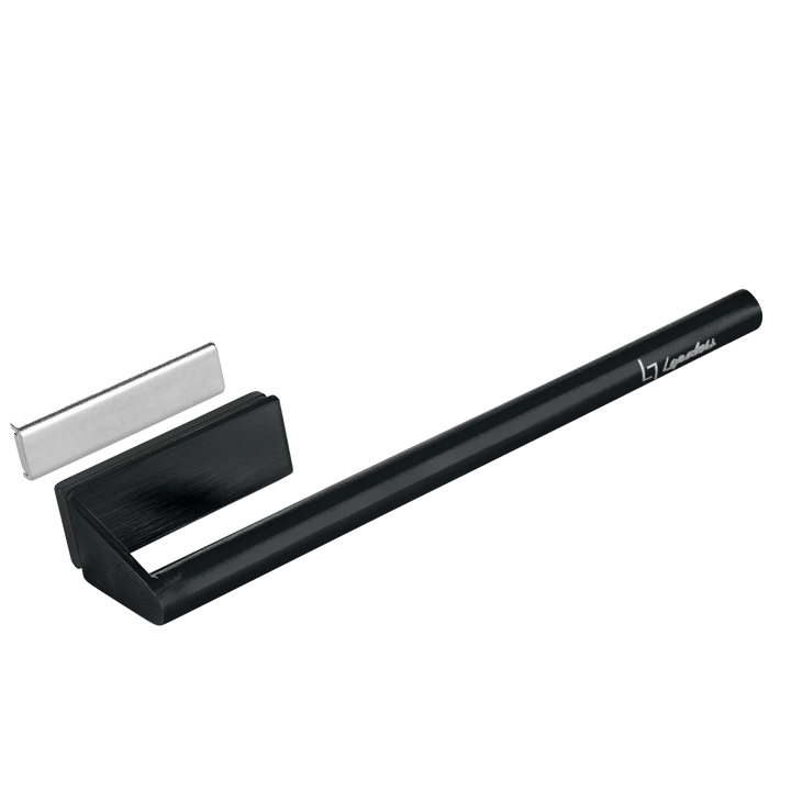 Geschirrtuchhalter magnetisch – Edelstahl – schwarz